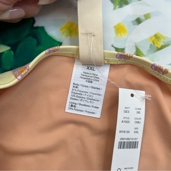 SZ Blockprints X J. Crew Phool Block Print String Bikini Bottoms Size XXL NWT - Picture 9 of 14